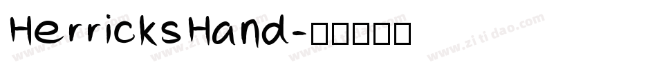 HerricksHand字体转换