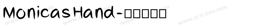MonicasHand字体转换