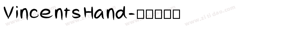 VincentsHand字体转换
