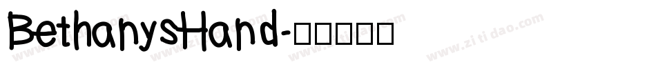 BethanysHand字体转换