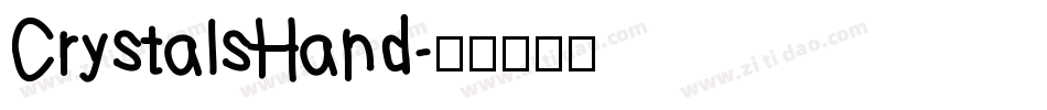 CrystalsHand字体转换