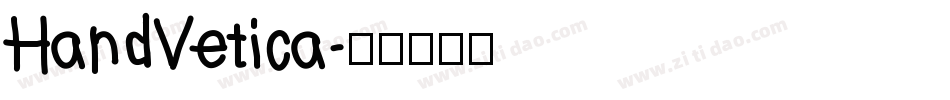 HandVetica字体转换