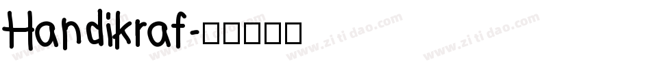 Handikraf字体转换