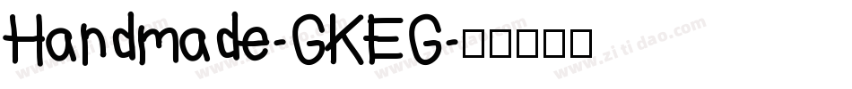 Handmade-GKEG字体转换