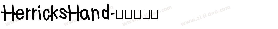 HerricksHand字体转换