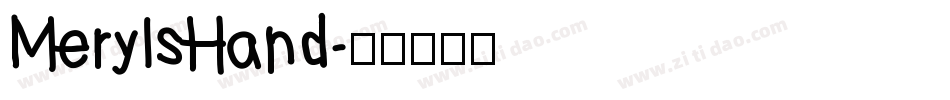 MerylsHand字体转换
