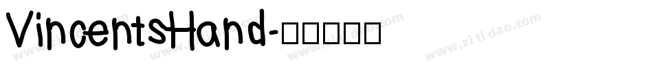 VincentsHand字体转换