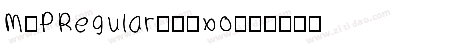 M2PRegular-00xo字体转换