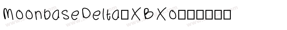 MoonbaseDelta-XBXo字体转换