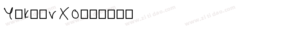 Y2k-0vXo字体转换