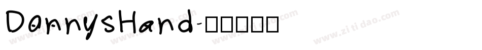 DonnysHand字体转换