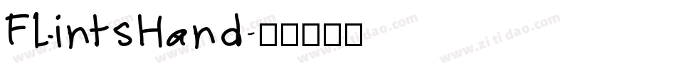 FlintsHand字体转换