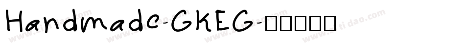 Handmade-GKEG字体转换