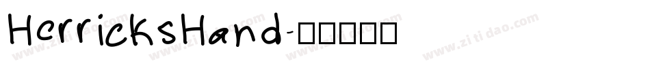 HerricksHand字体转换