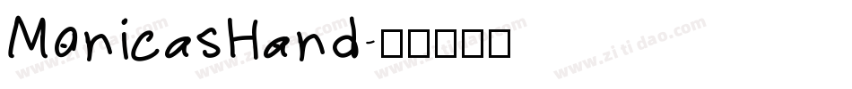 MonicasHand字体转换