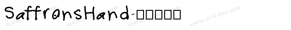 SaffronsHand字体转换