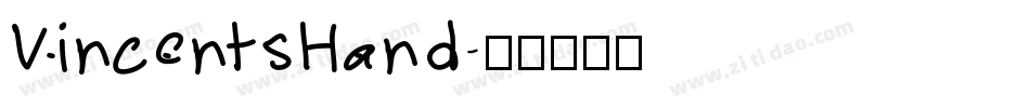 VincentsHand字体转换