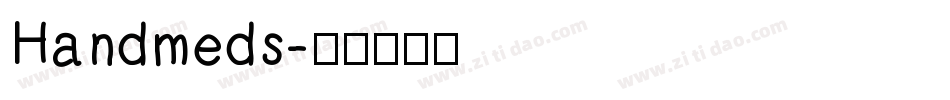 Handmeds字体转换