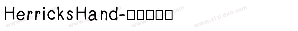 HerricksHand字体转换