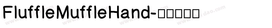 FluffleMuffleHand字体转换