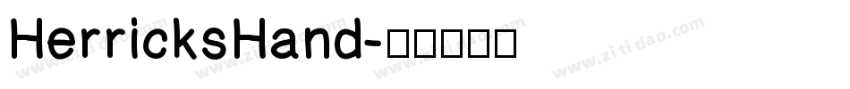 HerricksHand字体转换