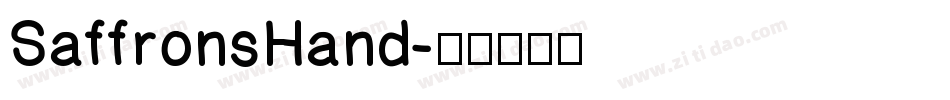 SaffronsHand字体转换