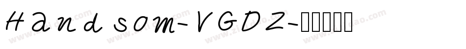 Handsom-VGDZ字体转换