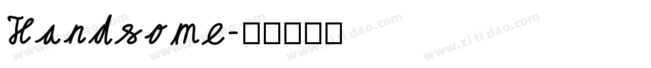 Handsome字体转换