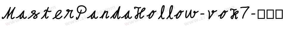 MasterPandaHollow-voK7字体转换