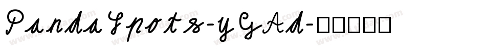 PandaSpots-yGAd字体转换