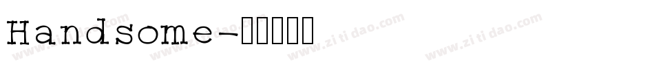 Handsome字体转换