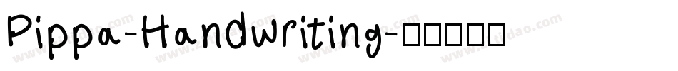 Pippa-Handwriting字体转换