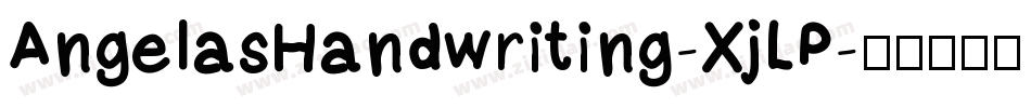 AngelasHandwriting-XjLP字体转换