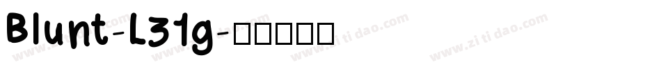 Blunt-L31g字体转换