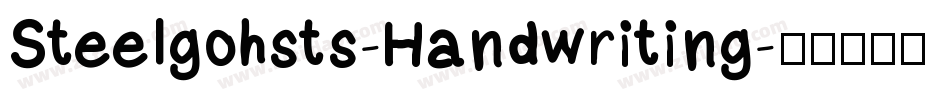 Steelgohsts-Handwriting字体转换