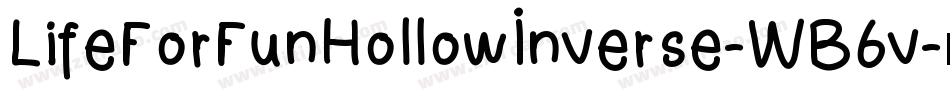 LifeForFunHollowInverse-WB6v字体转换