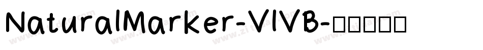 NaturalMarker-VlVB字体转换