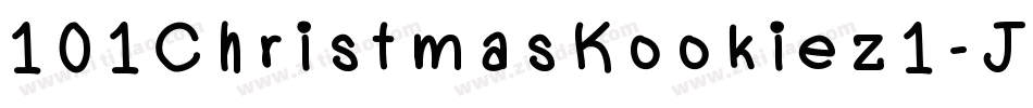 101ChristmasKookiez1-JWMn字体转换