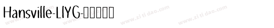 Hansville-LlYG字体转换