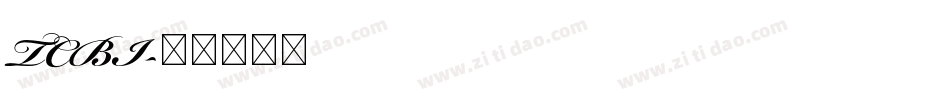 TCBI字体转换