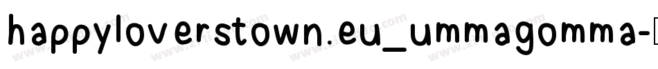 happyloverstown.eu_ummagomma字体转换
