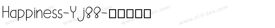 Happiness-Yj88字体转换