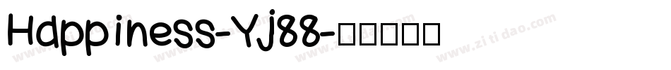Happiness-Yj88字体转换