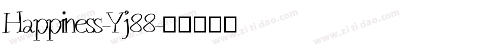 Happiness-Yj88字体转换