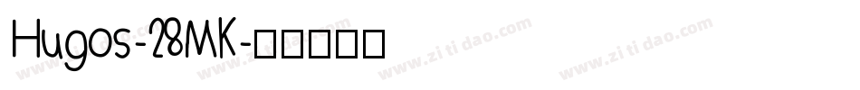 Hugos-28MK字体转换