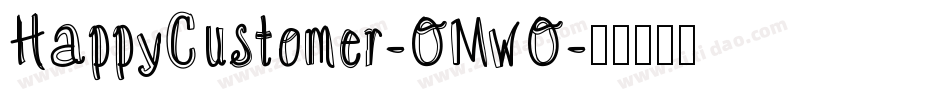 HappyCustomer-OMwO字体转换