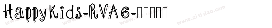 HappyKids-RVA6字体转换