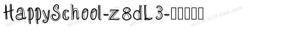 HappySchool-z8dL3字体转换