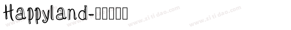 Happyland字体转换