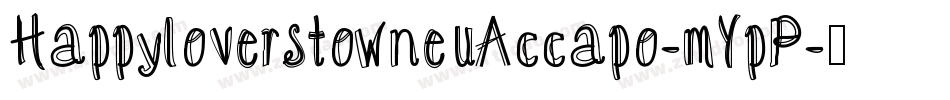 HappyloverstowneuAccapo-mYpP字体转换